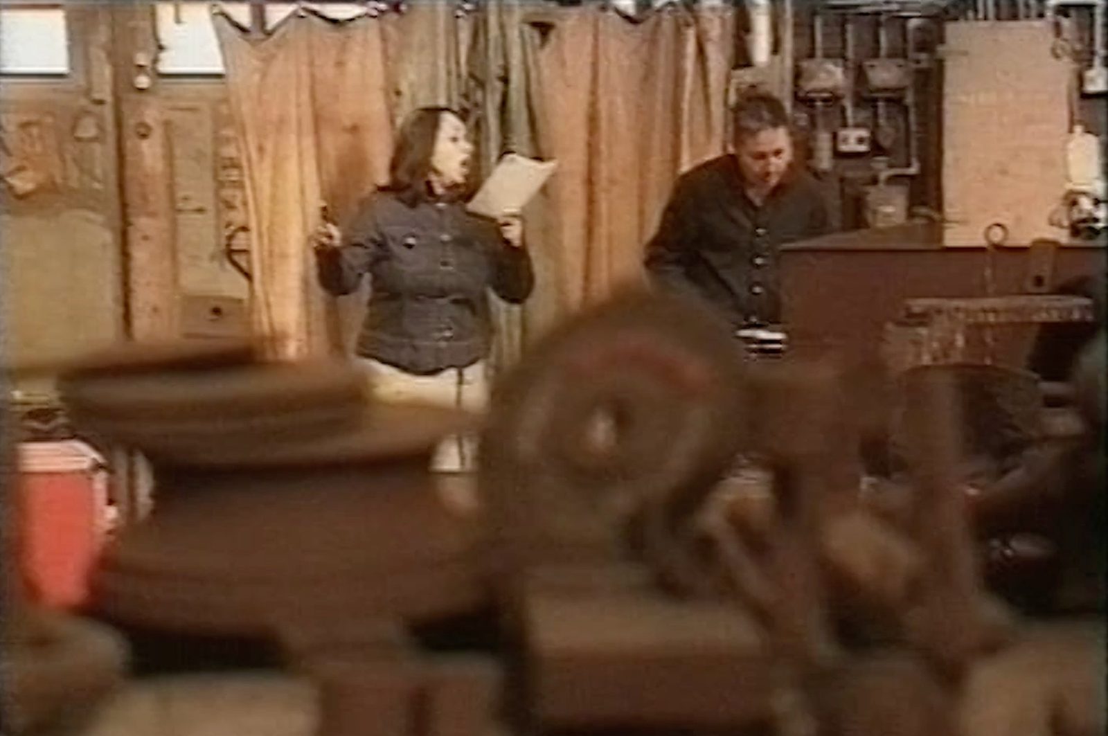 Maria Lurighi and Tom O'Kelly — Inveresk Railyards Blacksmiths Shop, Launceston, 2001