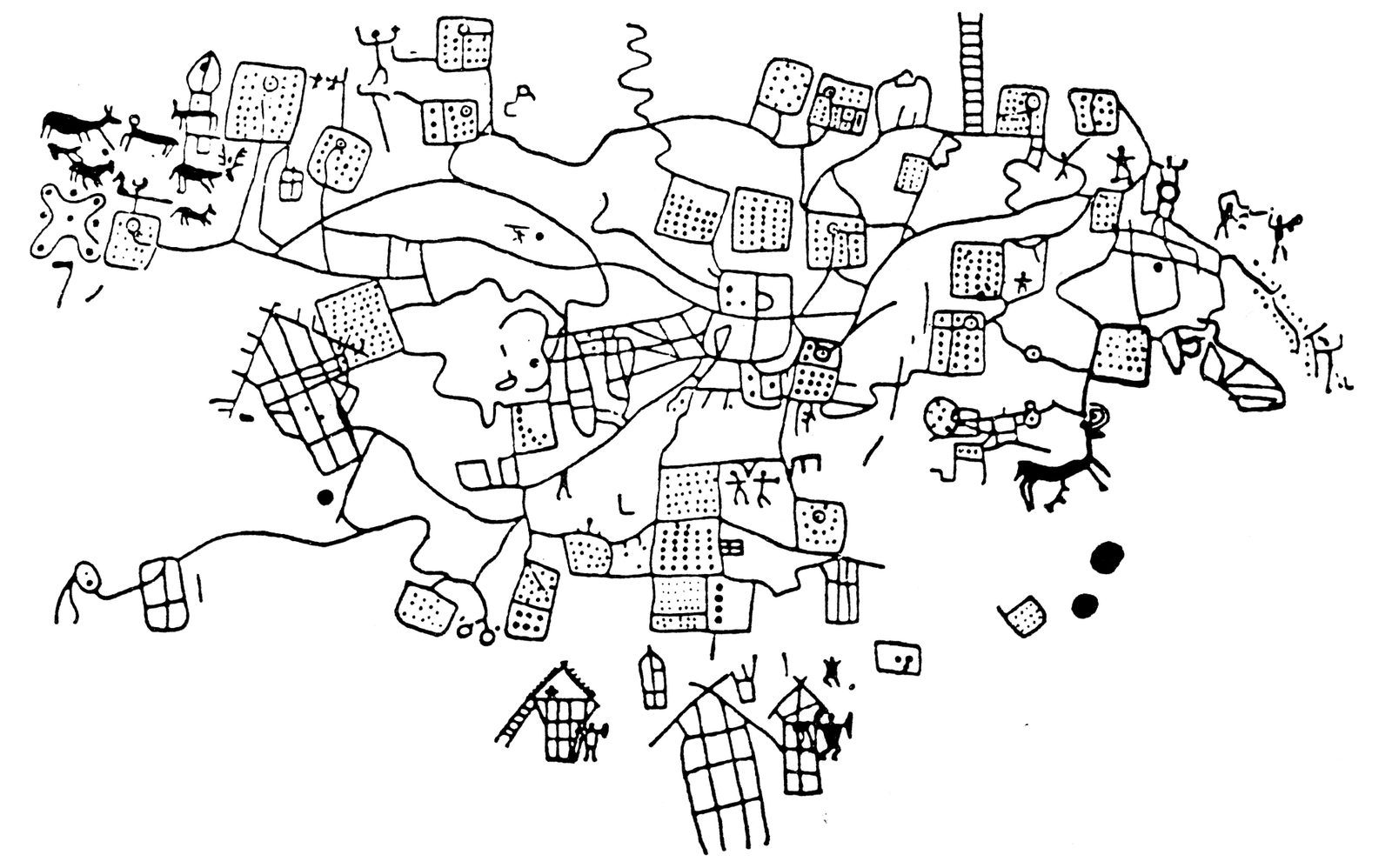 Mappa di Bedolina — an ancient rock carving map